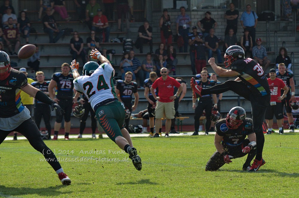 Düsseldorf Panther - Kiel Hurricanes 06.07.2014
