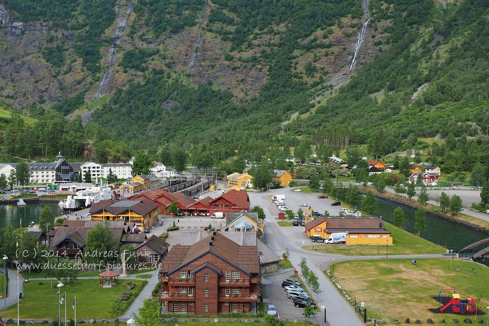 Flam, Voss, Tvindefossen, Gudvangen Fjordtell Norwegen