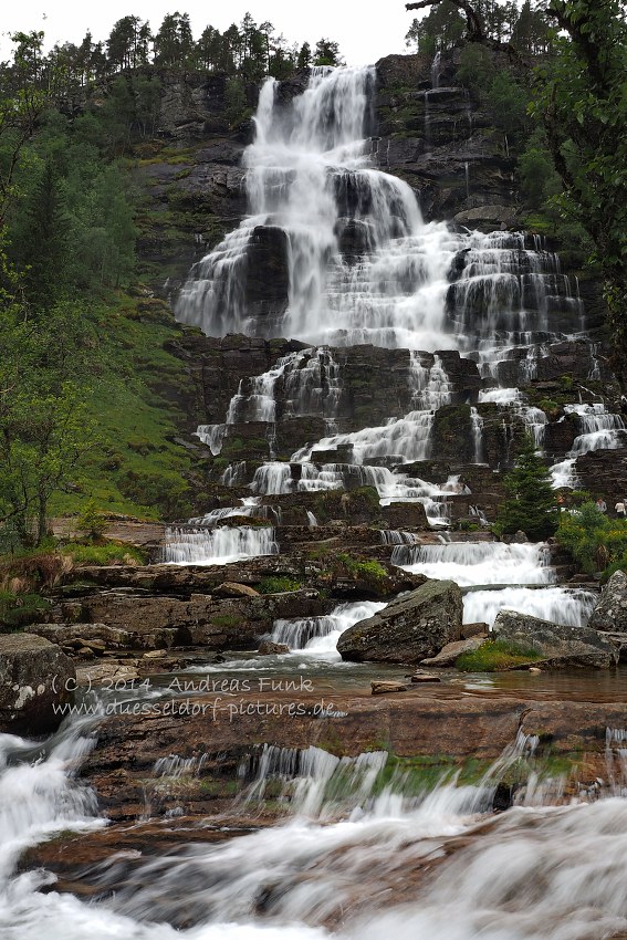 Flam, Voss, Tvindefossen, Gudvangen Fjordtell Norwegen