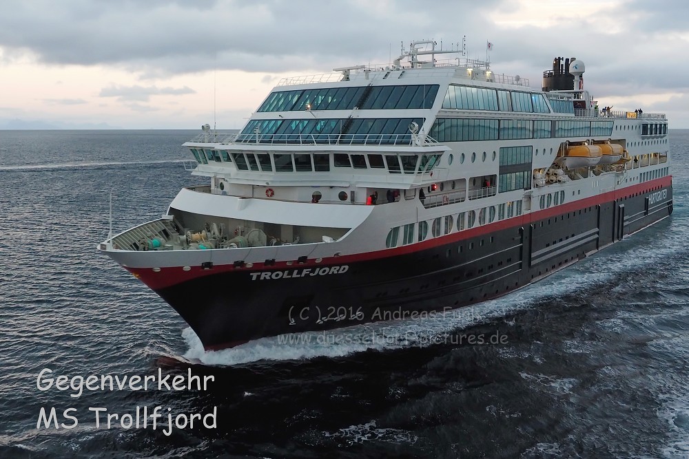 Hurtigrutenfahrt von Tromsö nach Trondheim