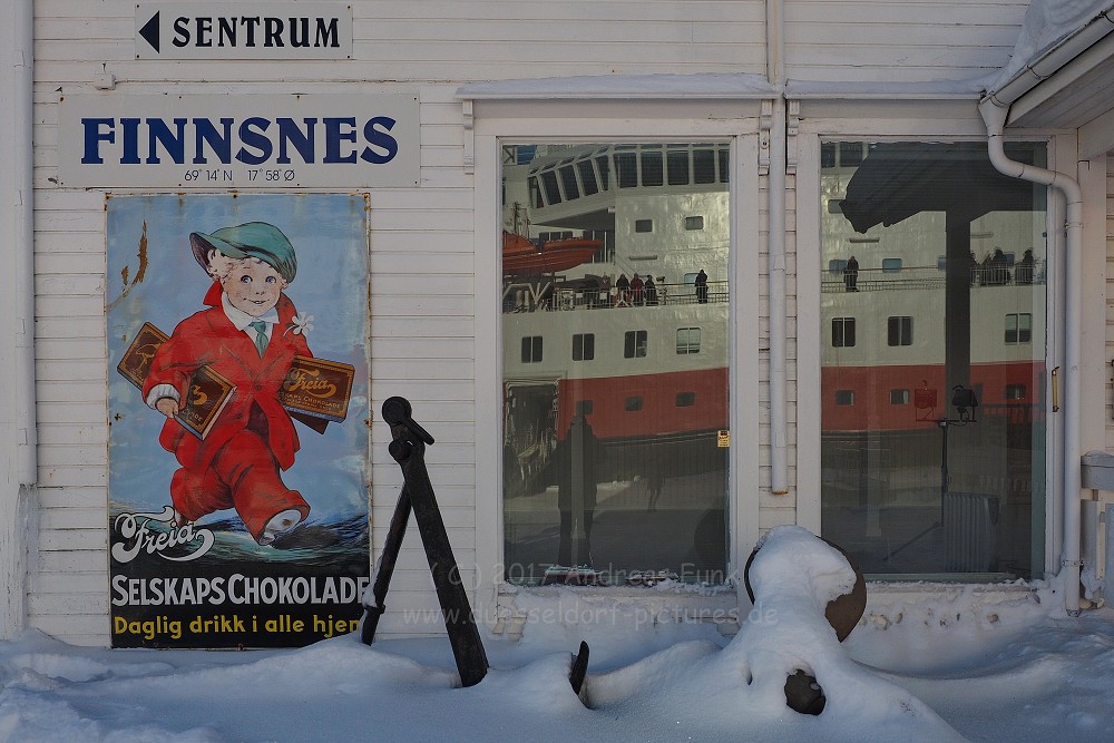 Hurtigrutenfahrt 2017 Tag 4 Finnsnes und Tromsø