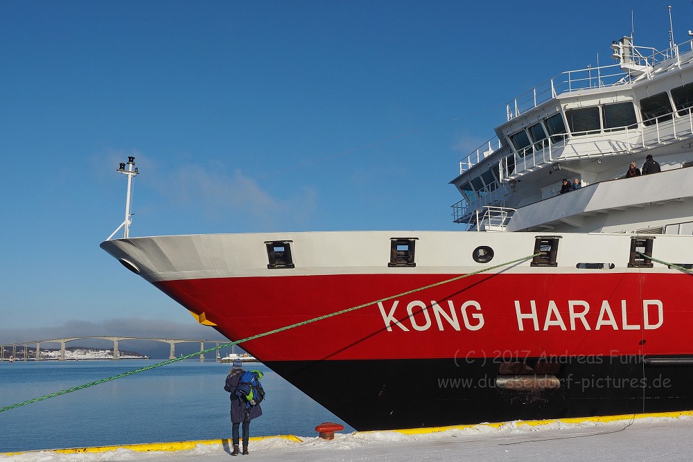 Hurtigrutenfahrt 2017 Tag 4 Finnsnes und Tromsø