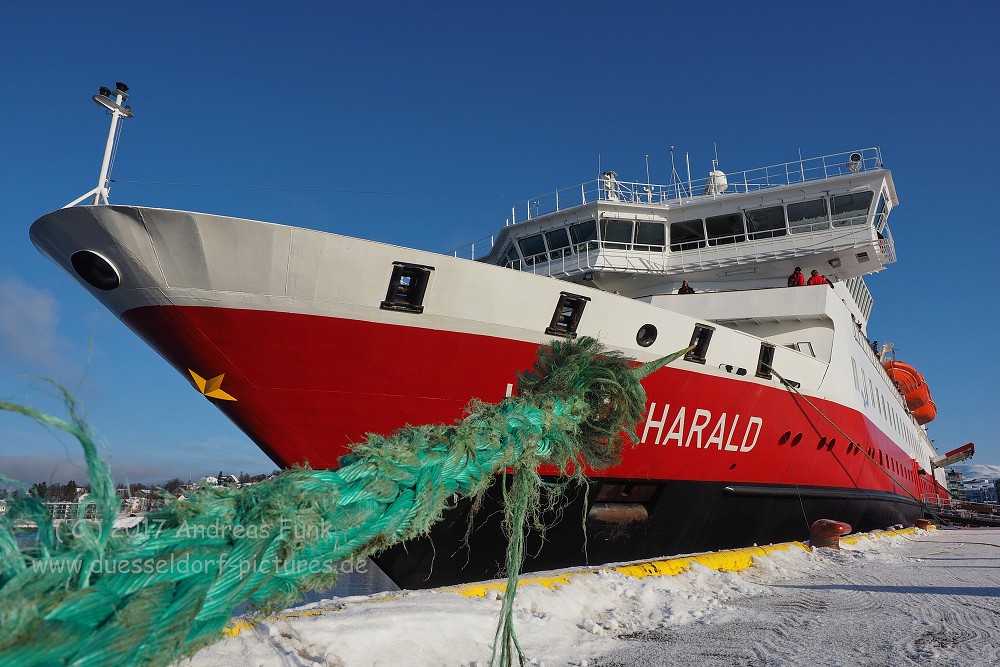 Hurtigrutenfahrt 2017 Tag 4 Finnsnes und Tromsø