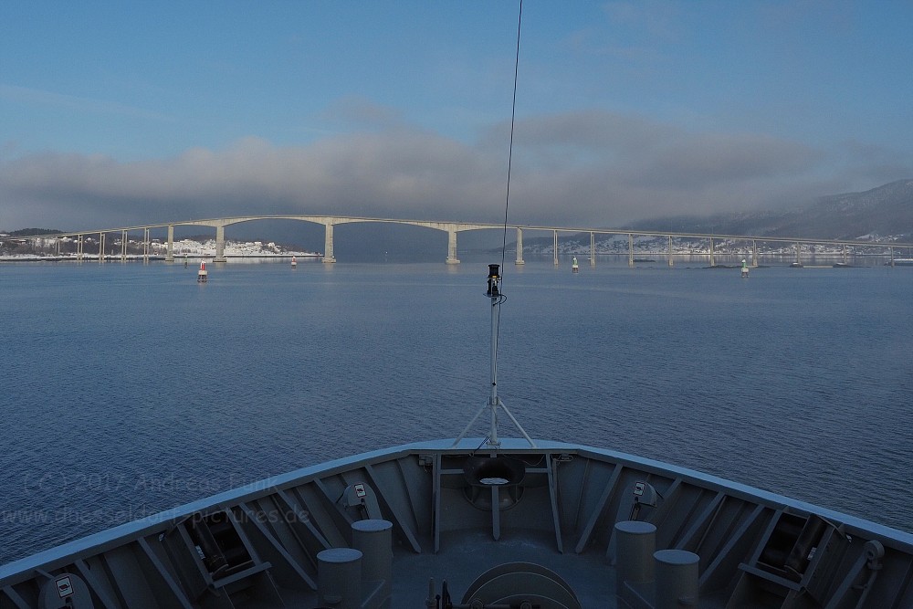 Hurtigrutenfahrt 2017 Tag 4 Finnsnes und Tromsø