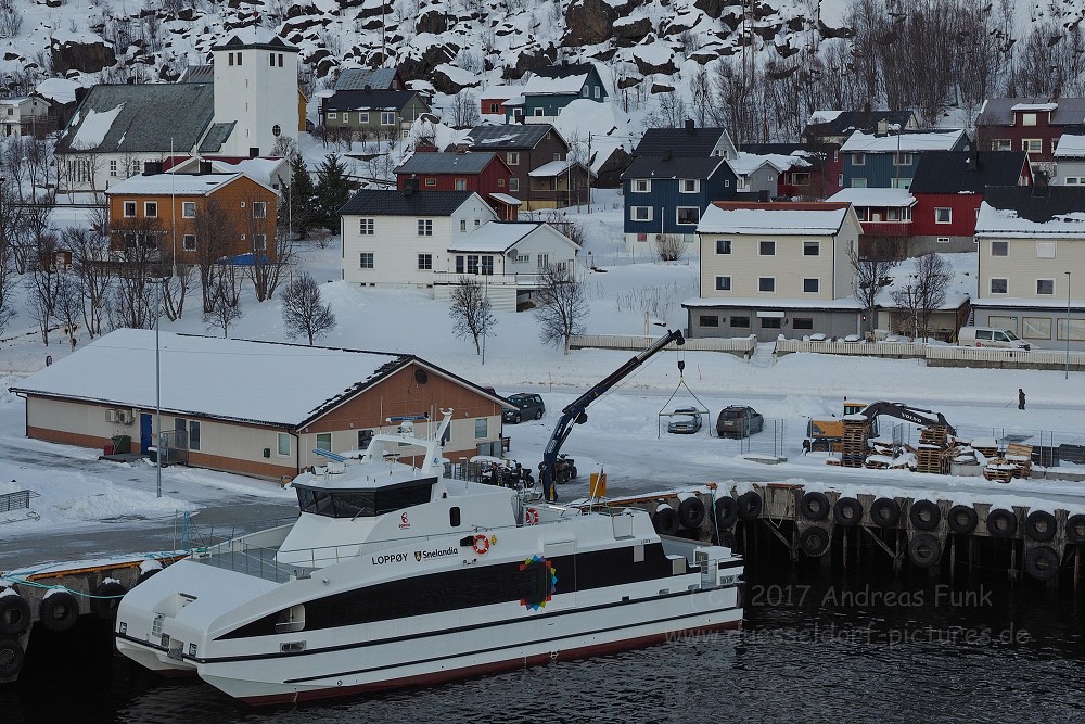 Hurtigruten 2017 Tag 7 Hammerfest Oksfjord Skejrvoy