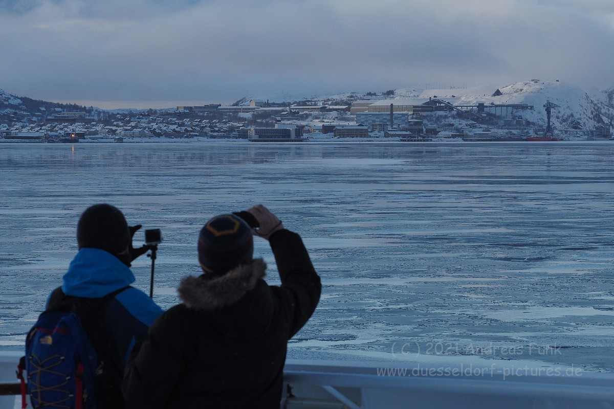 Hurtigruten 26.2.2018 Kirkenes und Vardo
