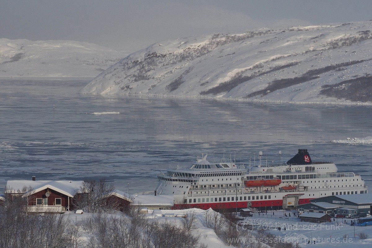 Hurtigruten 26.2.2018 Kirkenes und Vardo