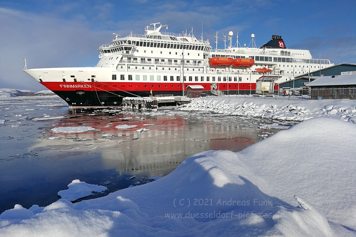 Hurtigruten 26.2.2018 Kirkenes und Vardo