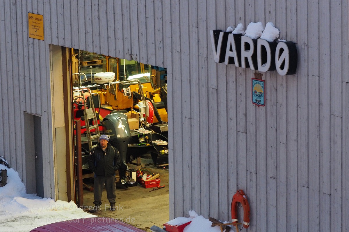 Hurtigruten 26.2.2018 Kirkenes und Vardo