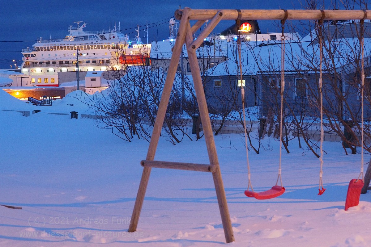 Hurtigruten 26.2.2018 Kirkenes und Vardo