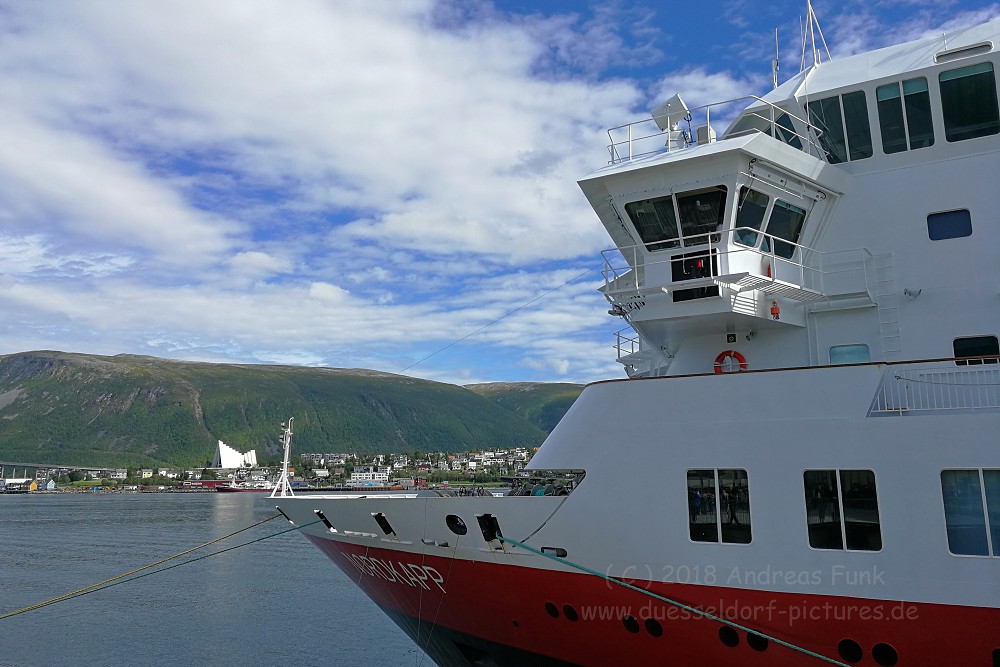 Tromsø - Museum - Stadt - Schiff - Fjellheisen Juli 2018