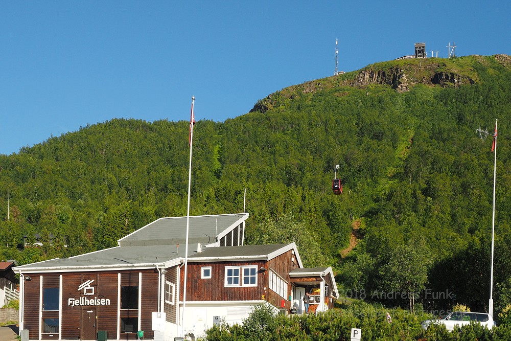 Tromsø - Museum - Stadt - Schiff - Fjellheisen Juli 2018