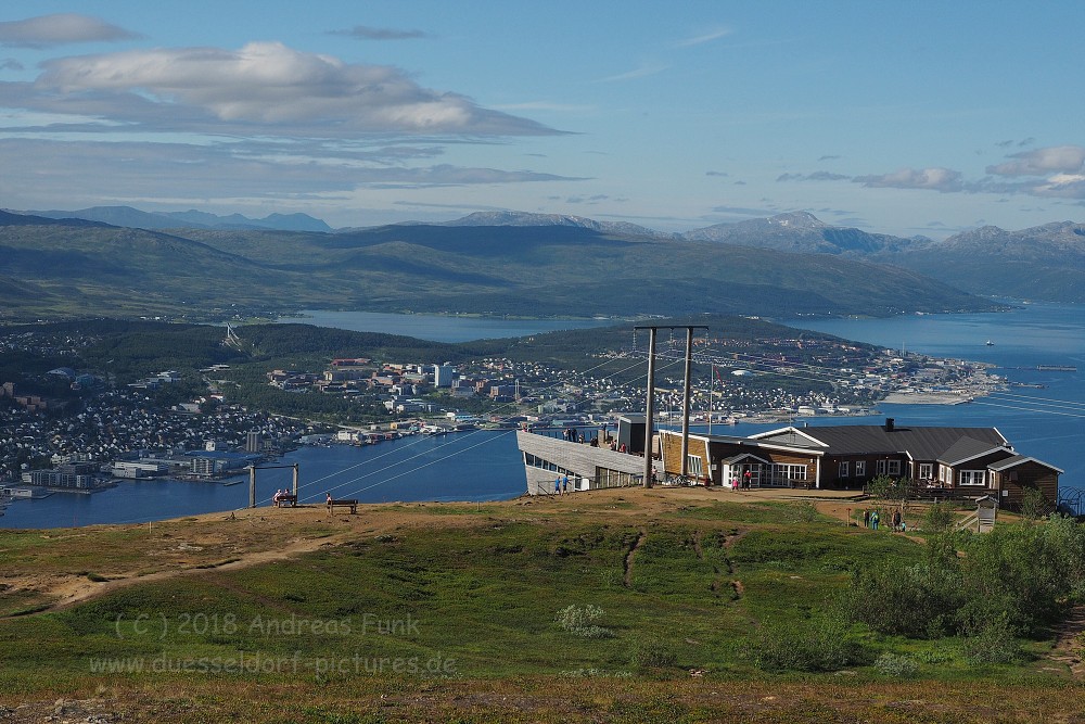 Tromsø - Museum - Stadt - Schiff - Fjellheisen Juli 2018