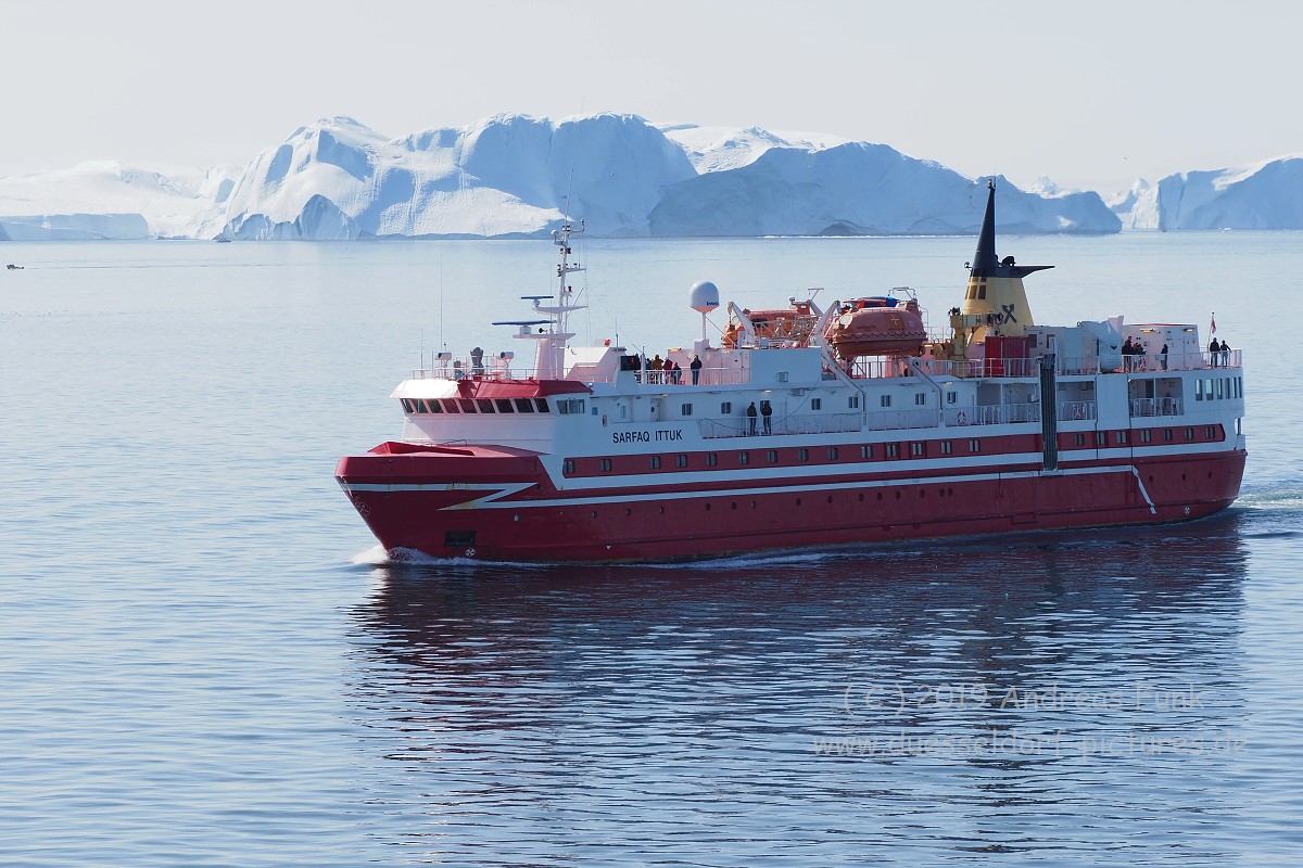 Grönland Kreuzfahrt MS Hamburg Ilulissat Eisfjord