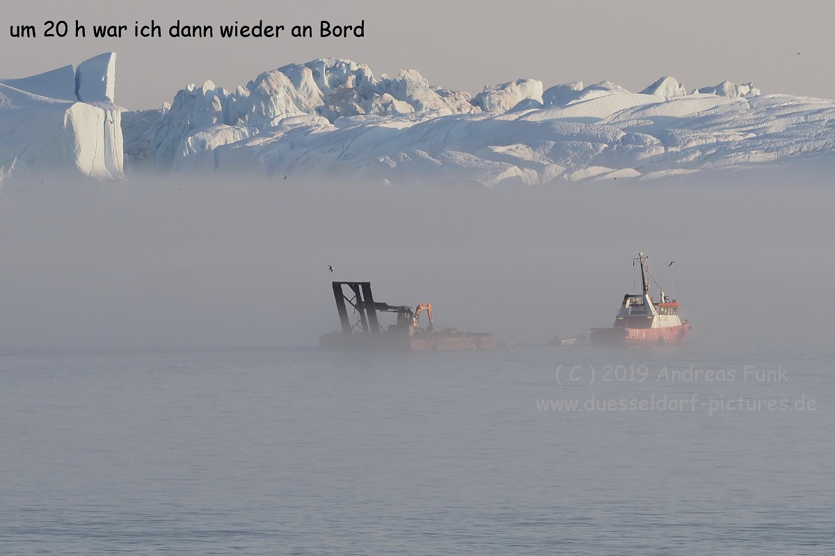 Grönland Kreuzfahrt MS Hamburg Ilulissat Eisfjord