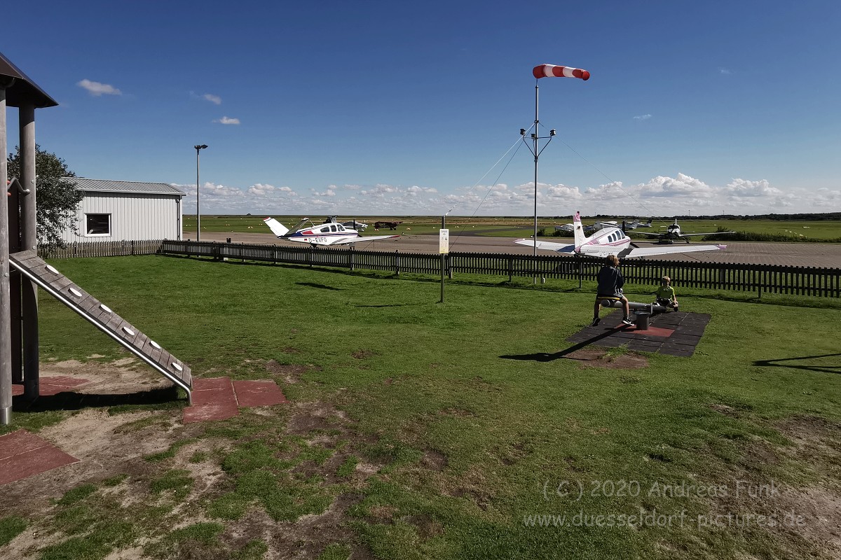 Rundflug über Borkum September 2020