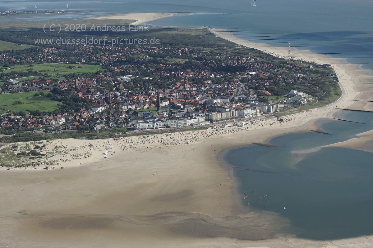 Rundflug über Borkum September 2020