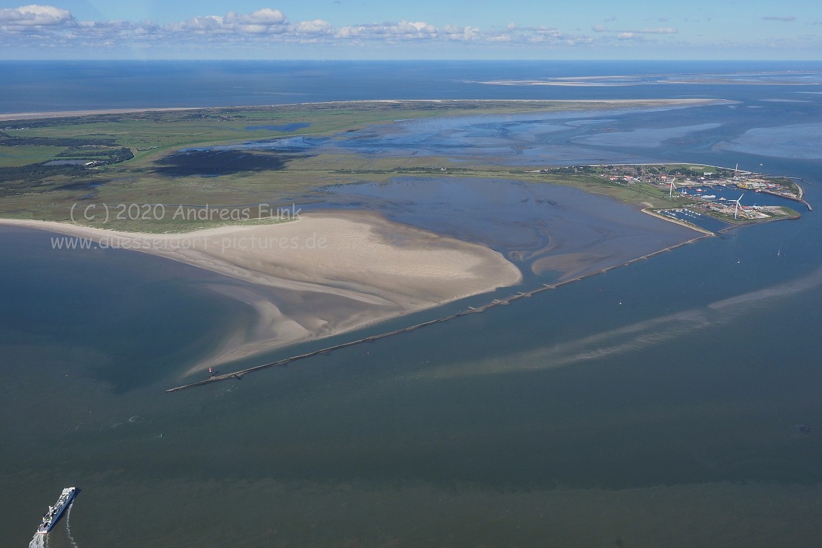 Rundflug über Borkum September 2020