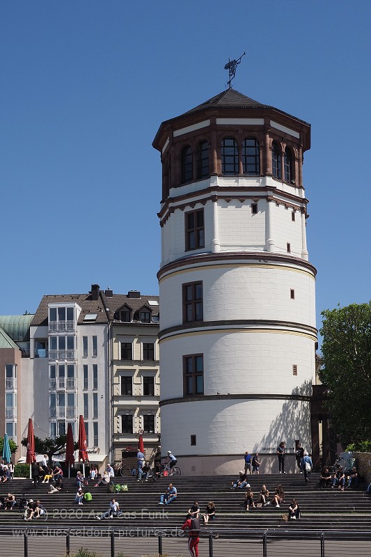 Düsseldorf Panorama Fahrt auf dem Rhein KD 