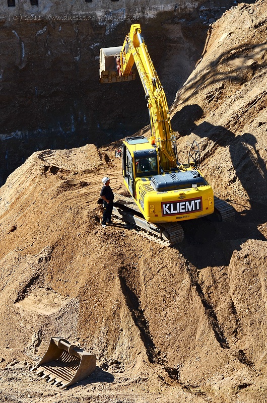 Düsseldorf Baustelle Köbogen / Wehrhahnlinie 1.6.11
