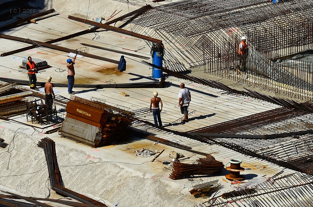 Düsseldorf Baustelle Köbogen / Wehrhahnlinie 1.6.11