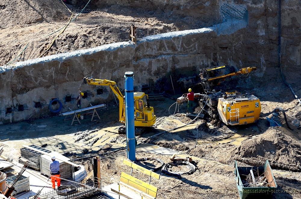 Düsseldorf Baustelle Köbogen / Wehrhahnlinie 1.6.11